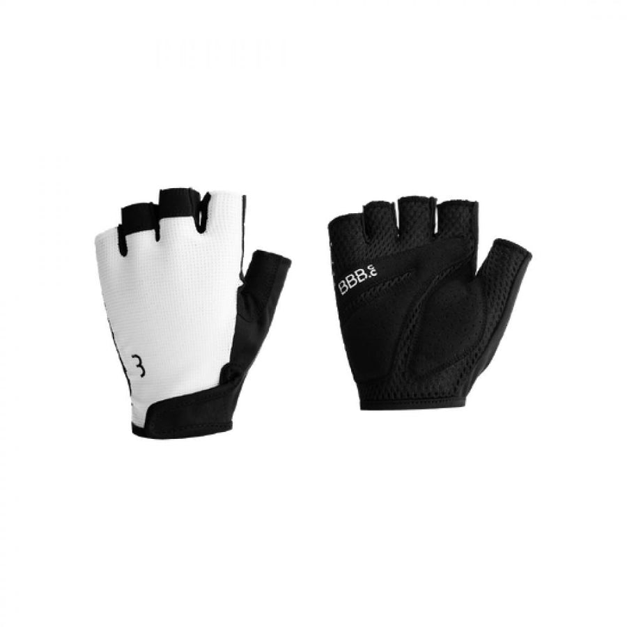 BBB Cycling Handschuhe CoolSupport L weiß L weis - atmungsaktiver Radhandschuh mit Komfortpolsterung