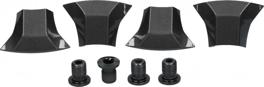 SHIMANO Kettenblattschrauben + Muttern - Satz Schrauben für Kettenblattbefestigung, ca. 23 g