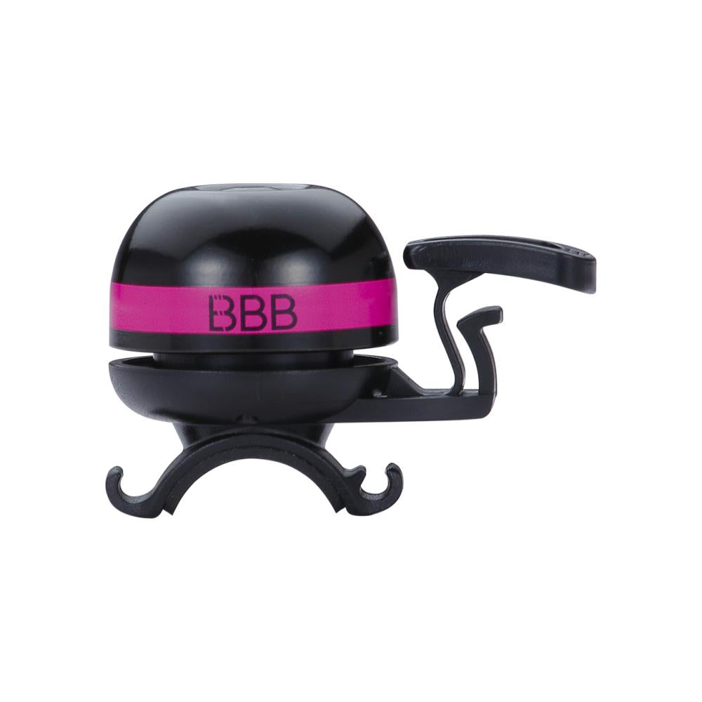 BBB Cycling BBB Klingel EasyFit Deluxe rosa Universalgröße rosa - flexible Fahrradklingel mit Schnellverschluss