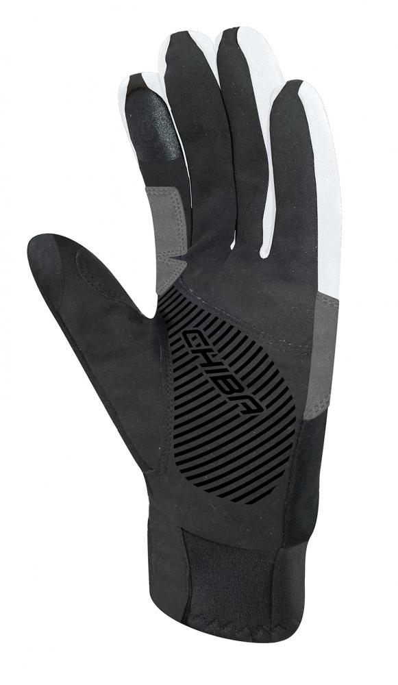 CHIBA Softshell Finger - Radhandschuhe pink/weiß, Größe 6,5, winddicht & atmungsaktiv