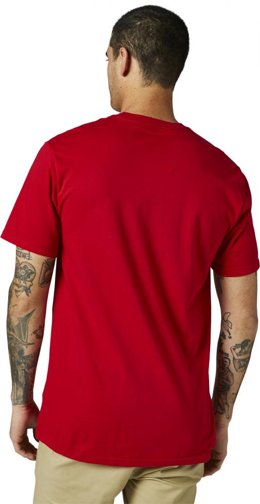 Fox Legacy Head Flame Red Größe M