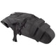 M-WAVE Rough Ride II Saddle L Satteltasche 12 Liter - 100 % wasserdicht, Ripstop, Reflex, Rollverschluss, Helmnetz, Rücklicht-Halterung