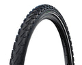 Schwalbe Land Cruiser Plus Fahrradreifen 28x2.15" schwarz mit Reflexstreifen und robustem Profil, E-25.