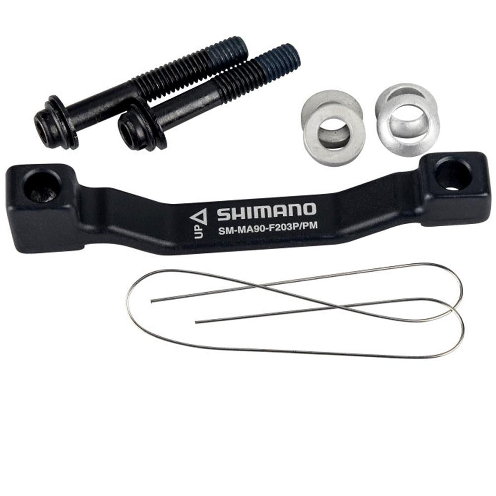 SHIMANO Scheibenbremsadapter Vorne o. hinten PM PM Scheibenbremsadapter - 180 mm, 203 mm