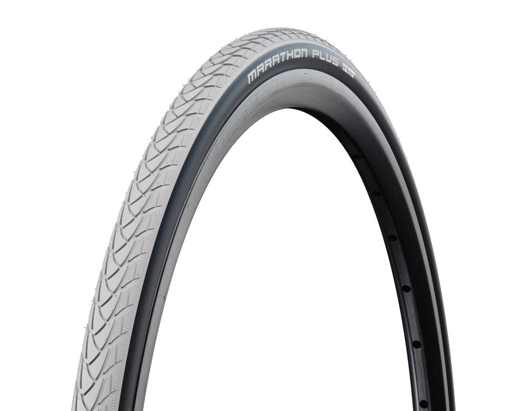 Schwalbe Marathon Plus HS440 Drahtreifen 24x1.00" (25-540) - grau/schwarz, Unplattbar mit SmartGuard Pannenschutz