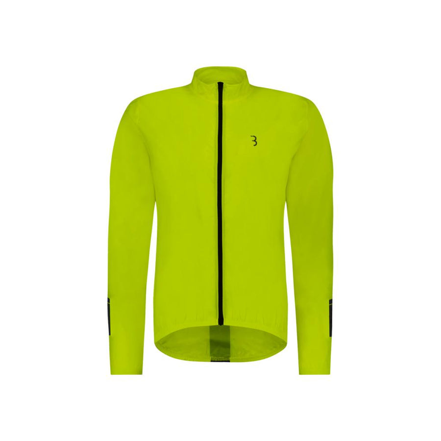 BBB Cycling BaseShield BBW-148 Fahrradjacke XXL neon gelb - leichte, winddichte Regenjacke