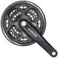 Shimano Altus FC-M311 Kurbelgarnitur 7/8-fach, 42-32-22 Zähne, 175 mm, schwarz.
