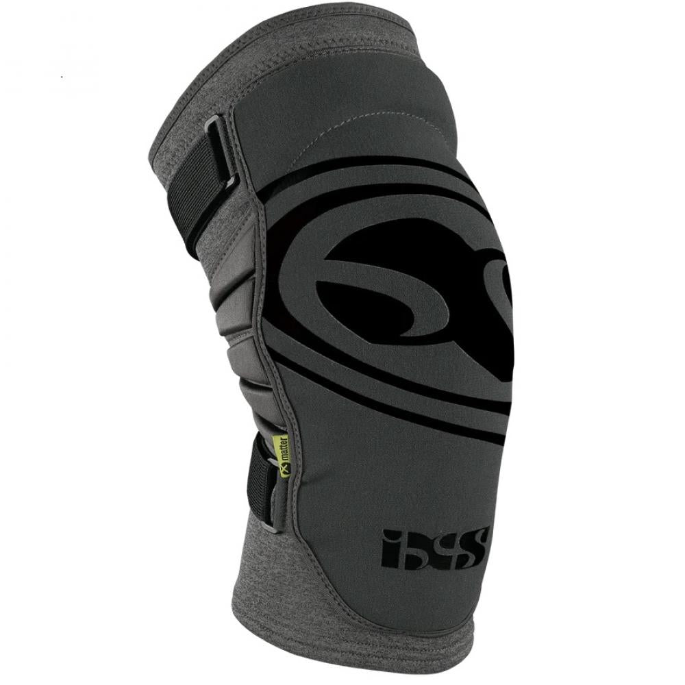 IXS Sports Division iXS Carve EVO+ knee guard L grey - leichter Knieschoner mit Xmatter-Schutz