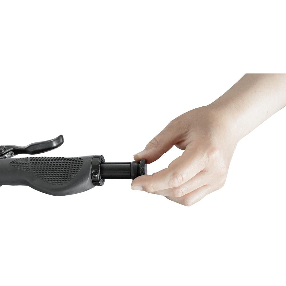 M-WAVE InGrip Multitool - Fahrrad-Multitool mit 9 Funktionen, integrierter Lenkergriff-Aufbewahrung