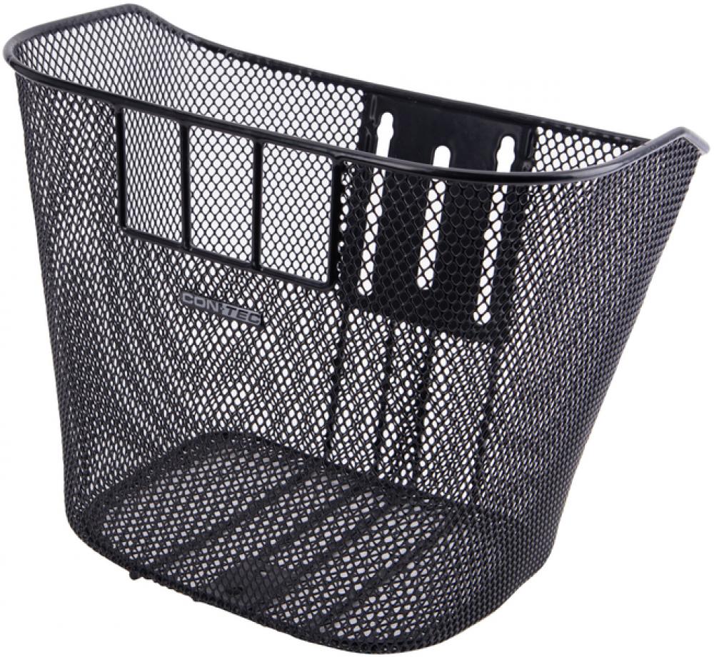 Contec Fahrradkorb Espresso schwarz 25x34x28 cm
