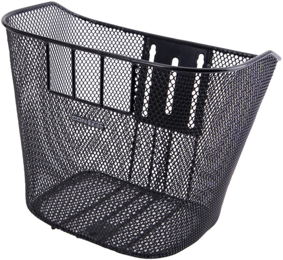 Contec Fahrradkorb Espresso schwarz 25x34x28 cm