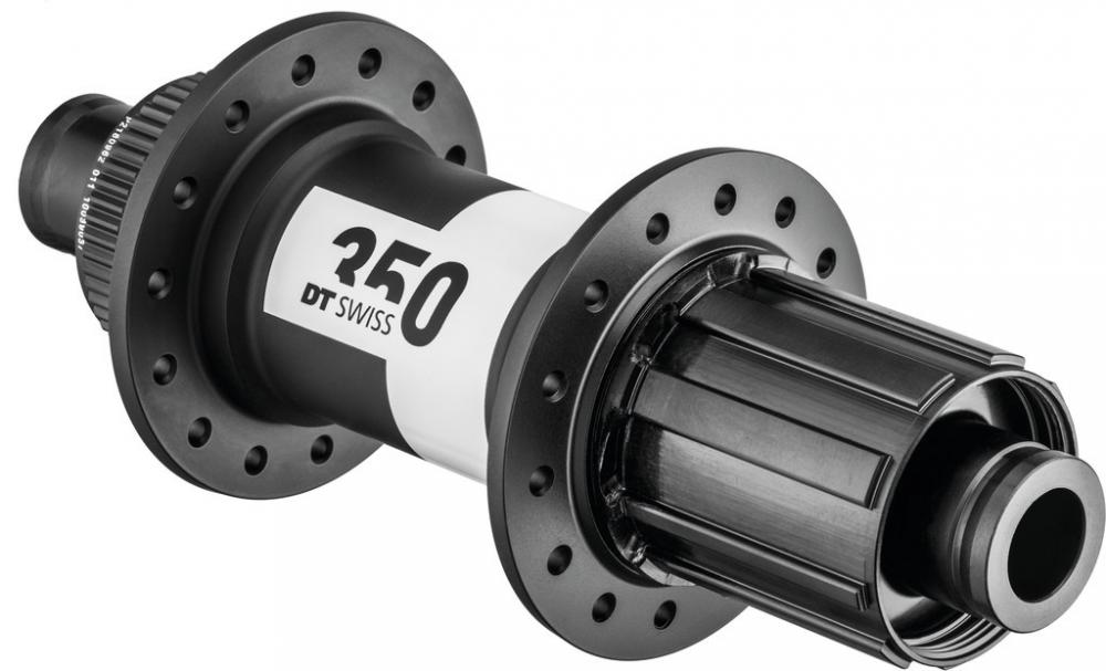 DT Swiss Nabe MTB HR 350 Classic schwarz 32 Loch, zuverlässig mit Ratchet-System.