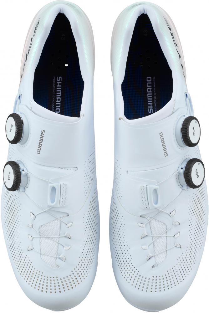 SHIMANO Fahrradschuhe RC903 Road SPD-SL - Größe 45, Weiß