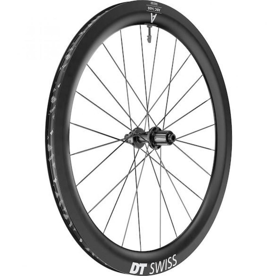 DT Swiss ARC 1400 Dicut 55 Carbon Rennradlaufrad 622x22mm - Aerodynamisches Laufrad für Rennrad - Laufräder Road Disc