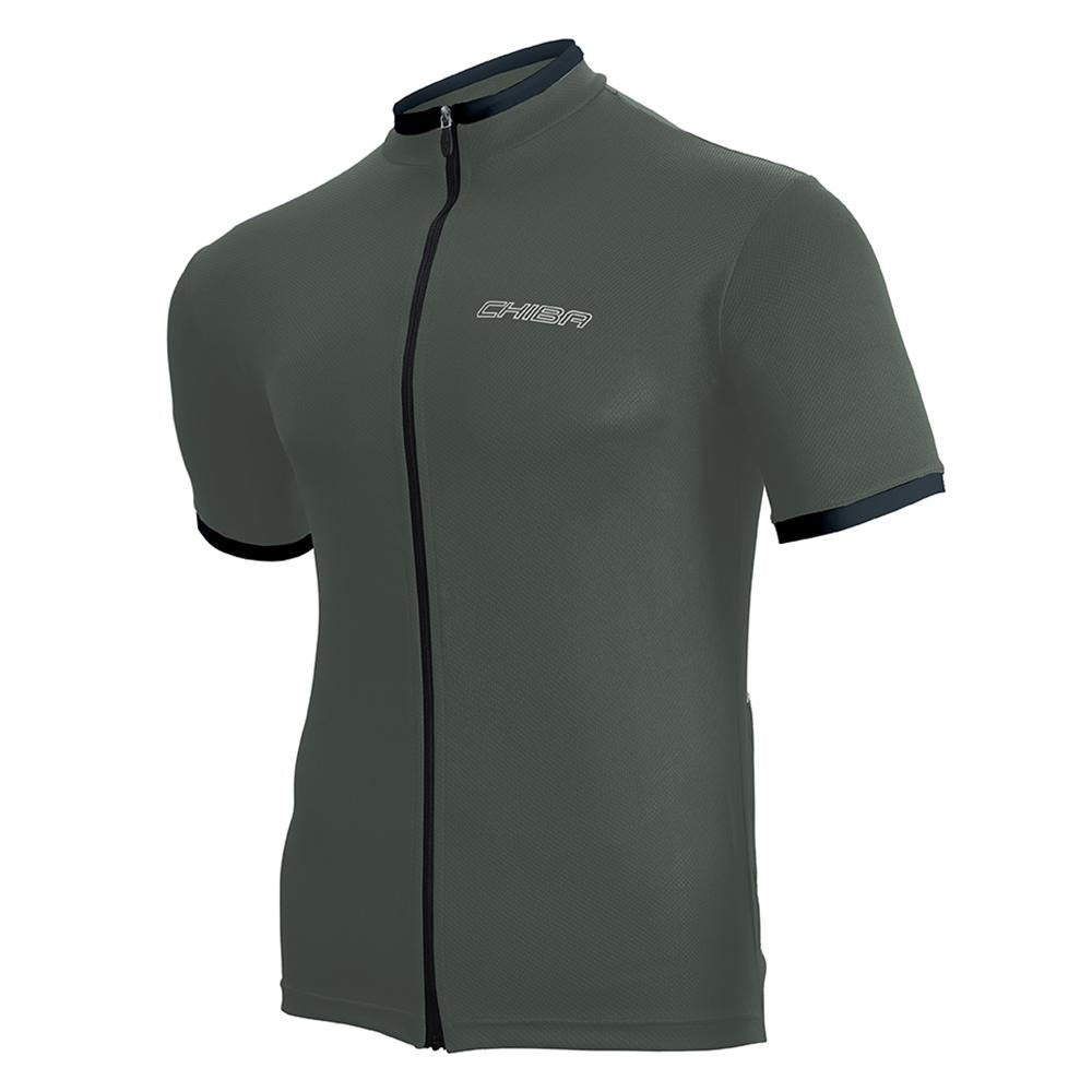 CHIBA Leisure Shirt - Radtrikot dunkelgrau, atmungsaktiv, 4XL