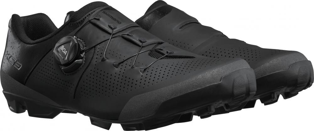 SHIMANO Fahrradschuhe XC302 Herren/Damen MTB SPD Größe 45 Schwarz