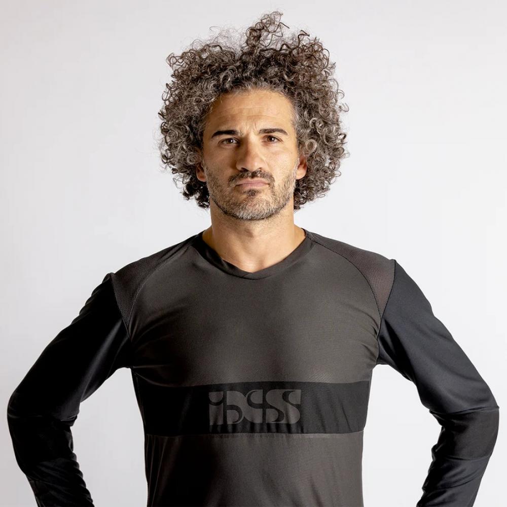 IXS Sports Division iXS Trigger EVO Long Sleeve Jersey XL Anthracite-Black - renntaugliches Enduro-Trikot