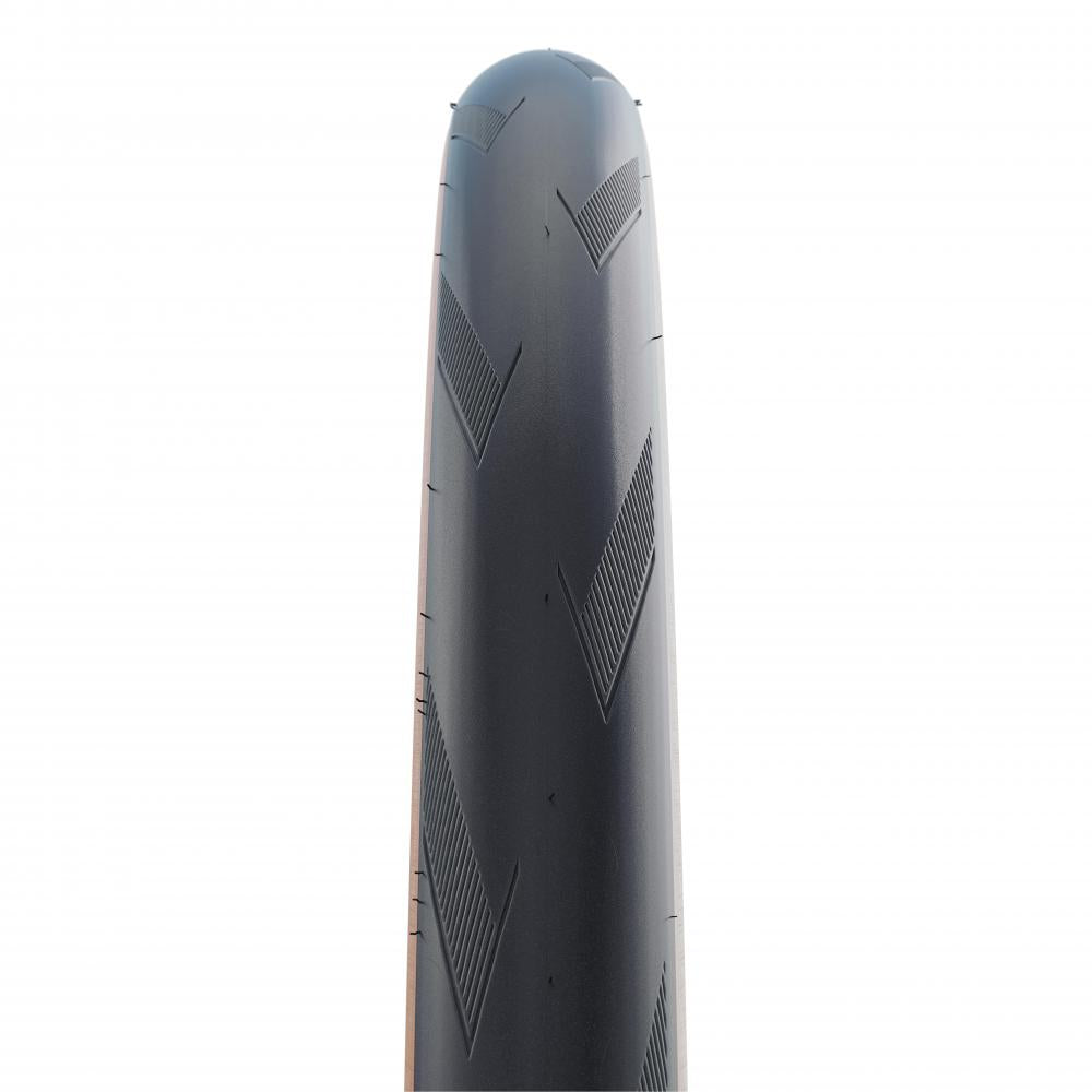 Schwalbe Pro One 28x1.30 (34-622) Faltreifen TLE E-25 - Rennradreifen schwarz/braun