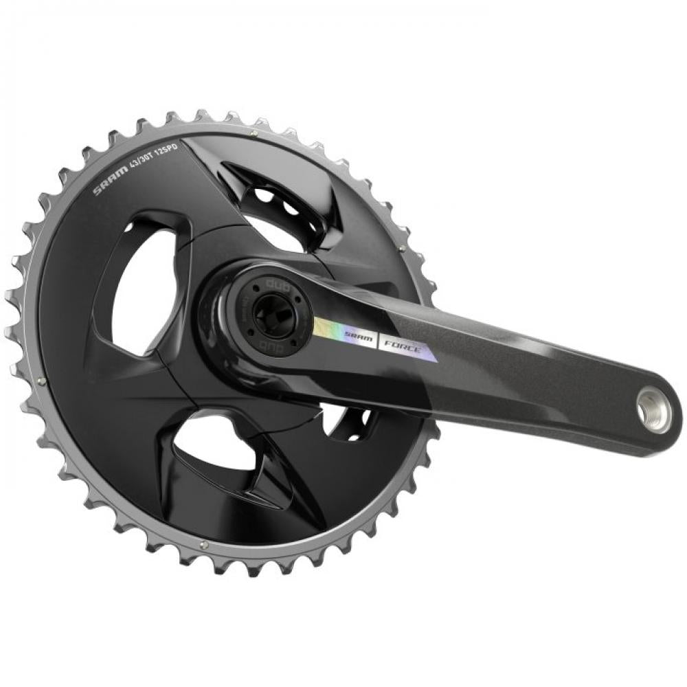 SRAM Force AXS Wide Kurbelgarnitur 177,5 mm 43-30T 2x12 - Effiziente Road-Performance