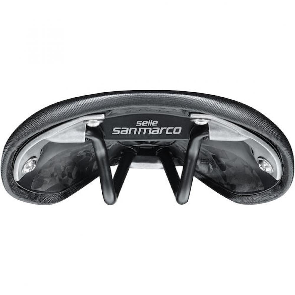 Selle San Marco Sattel Regal Short Open-Fit Dynamic 165 x 255 mm Schwarz - komfortabler Offroad-Sattel