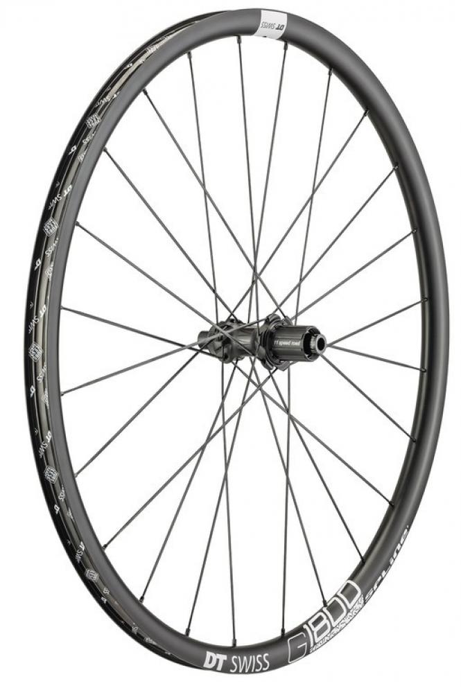 DT Swiss Laufrad G 1800 Spline Black 584 x 24 mm schwarz - robustes Gravel-Disc-Vorderrad