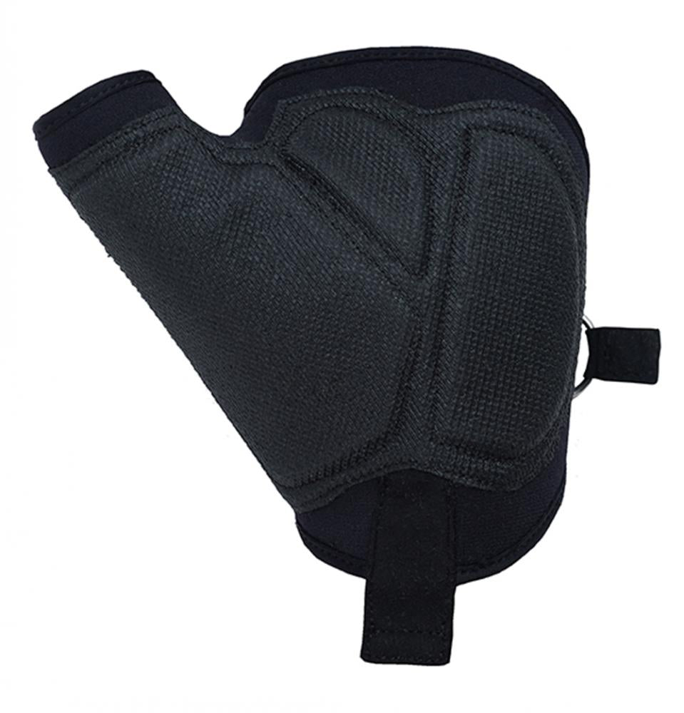 CHIBA Tetra - Rollstuhl-Handschuhe schwarz XS mit Gelpolsterung und Aramid-Besatz