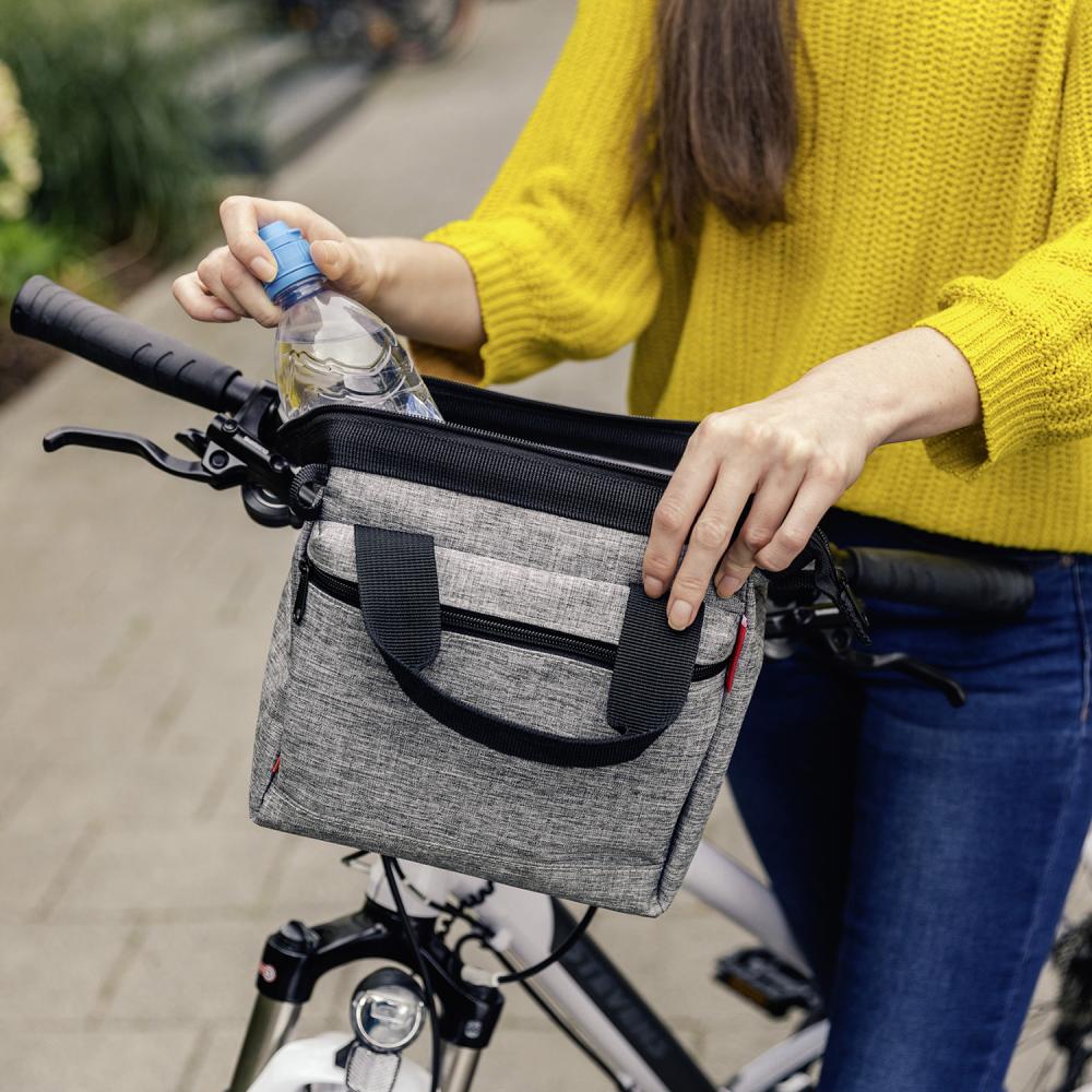 KLICKfix Lenkertasche Roomy twist sky rose Größe 24x13x22m 4ltr.