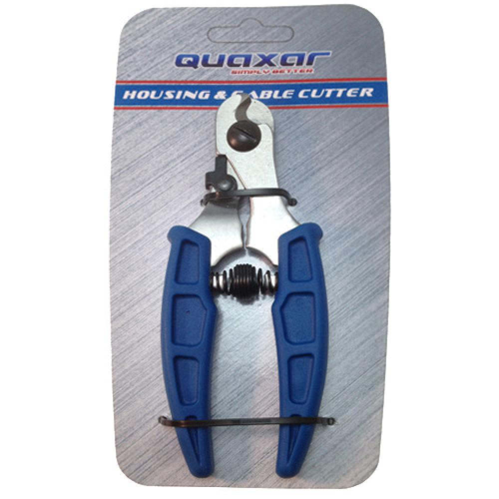 Quaxar Fasi Fahrradzange für Kabel und Außenhüllen, blau, im Blister.