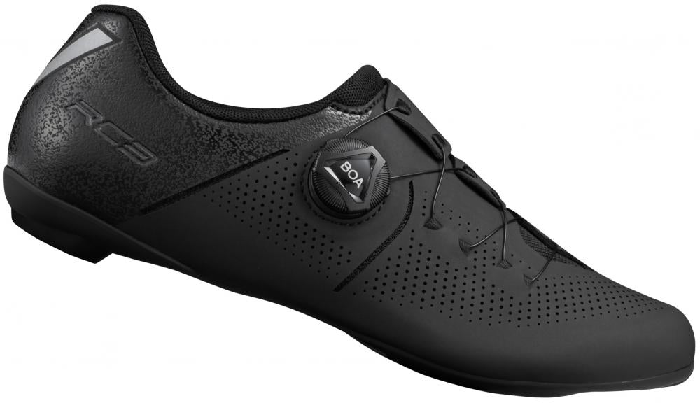 SHIMANO Fahrradschuhe RC302W Damen Road SPD-SL Fahrradschuhe Größe 43 Schwarz
