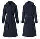 Basil Fahrrad Regentrenchcoat Mosse Damen night blue Größe XL