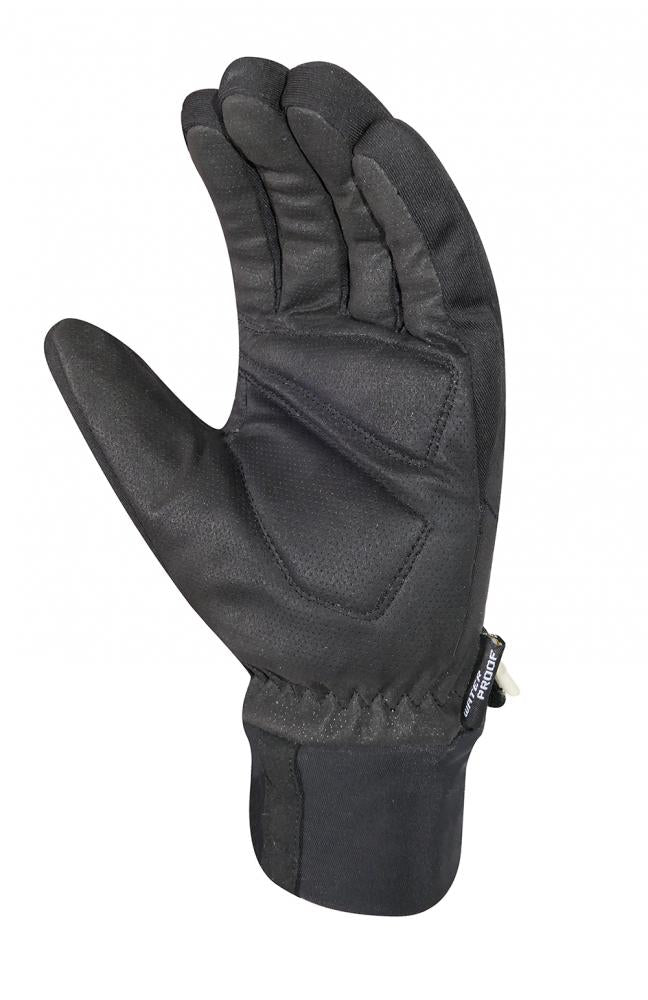 CHIBA Rain Pro - wasserdichte Radhandschuhe schwarz/weiß, atmungsaktiv, Größe M