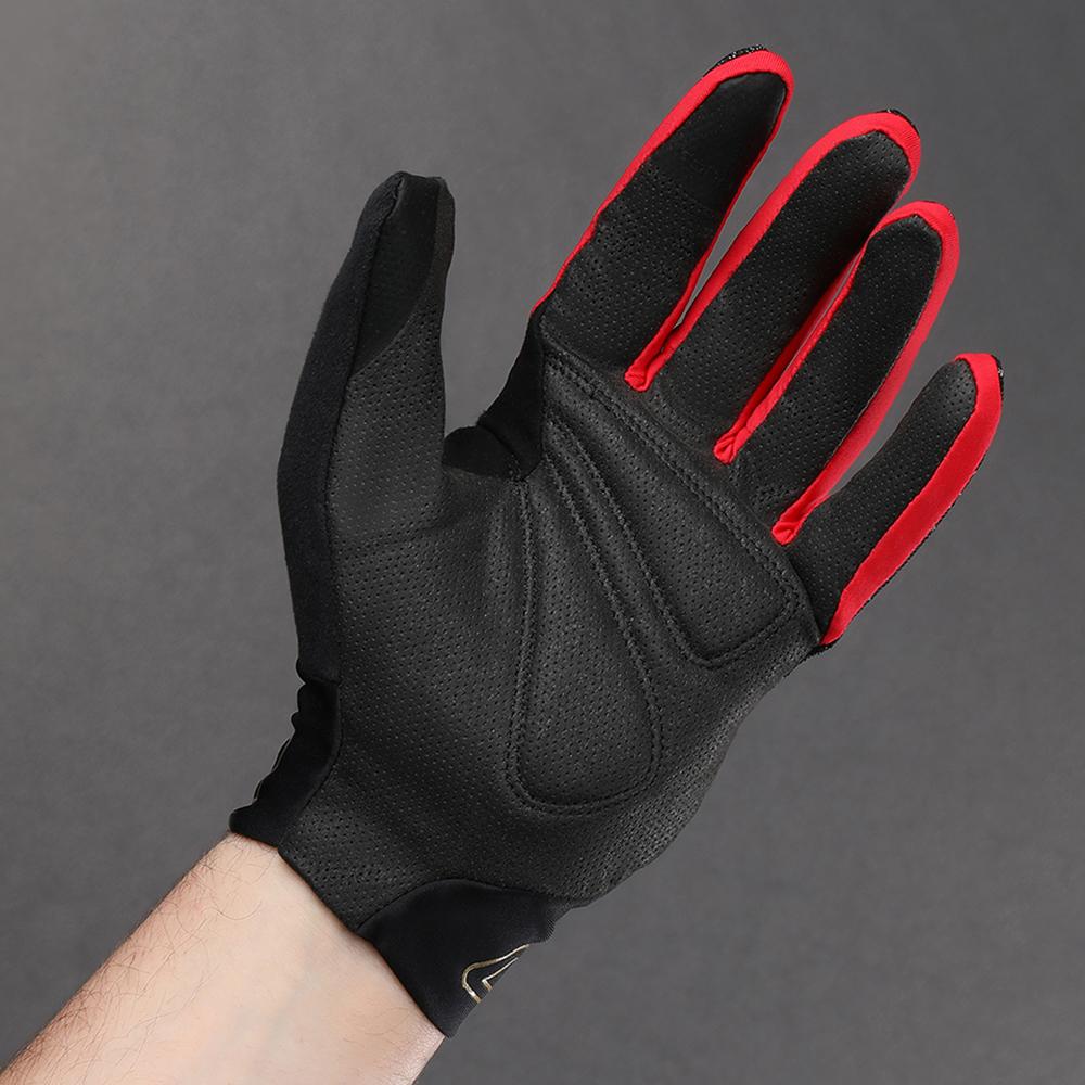 CHIBA Infinity - Radhandschuhe schwarz/rot, leicht & atmungsaktiv, Größe L