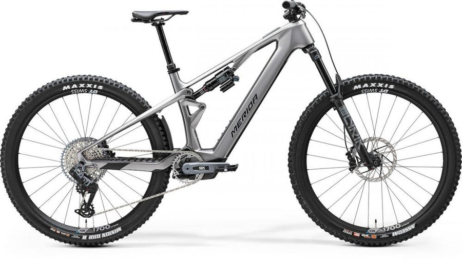 Merida eONE-SIXTY SL 8000 I1 glossy XL Grau - leistungsstarkes E-Enduro Fully