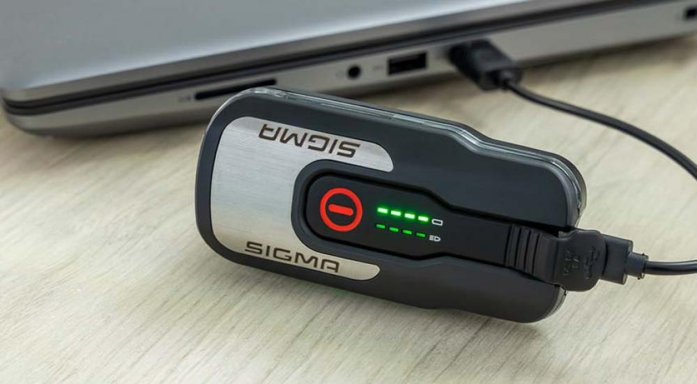 Sigma Akku-Beleuchtungsset AURA 80 USB & BLAZE - 80 Lux StVZO zugelassen