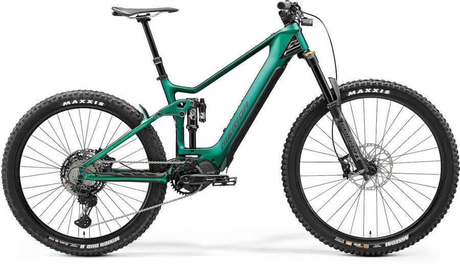 Merida eONE-SIXTY 8000 EP2 XL (50) Grün/Schwarz - leistungsstarkes E-MTB für anspruchsvolle Trails
