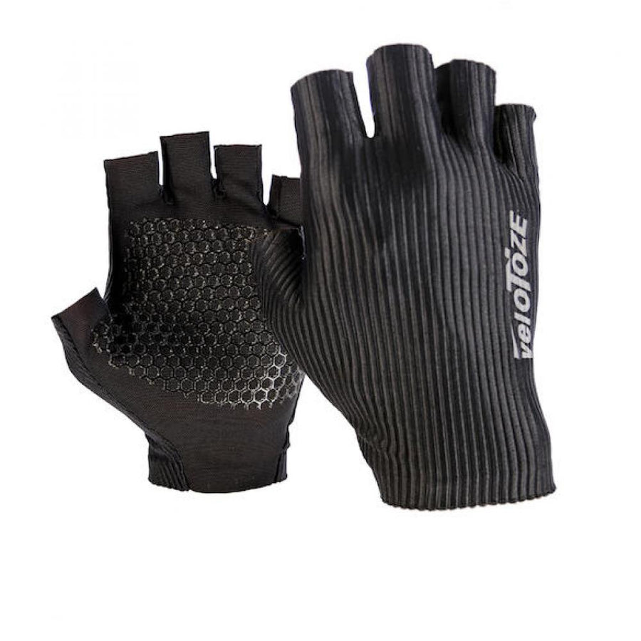 VeloToze Handschuhe Lightweight schwarz S Schwarz - superleichter, atmungsaktiver Radhandschuh