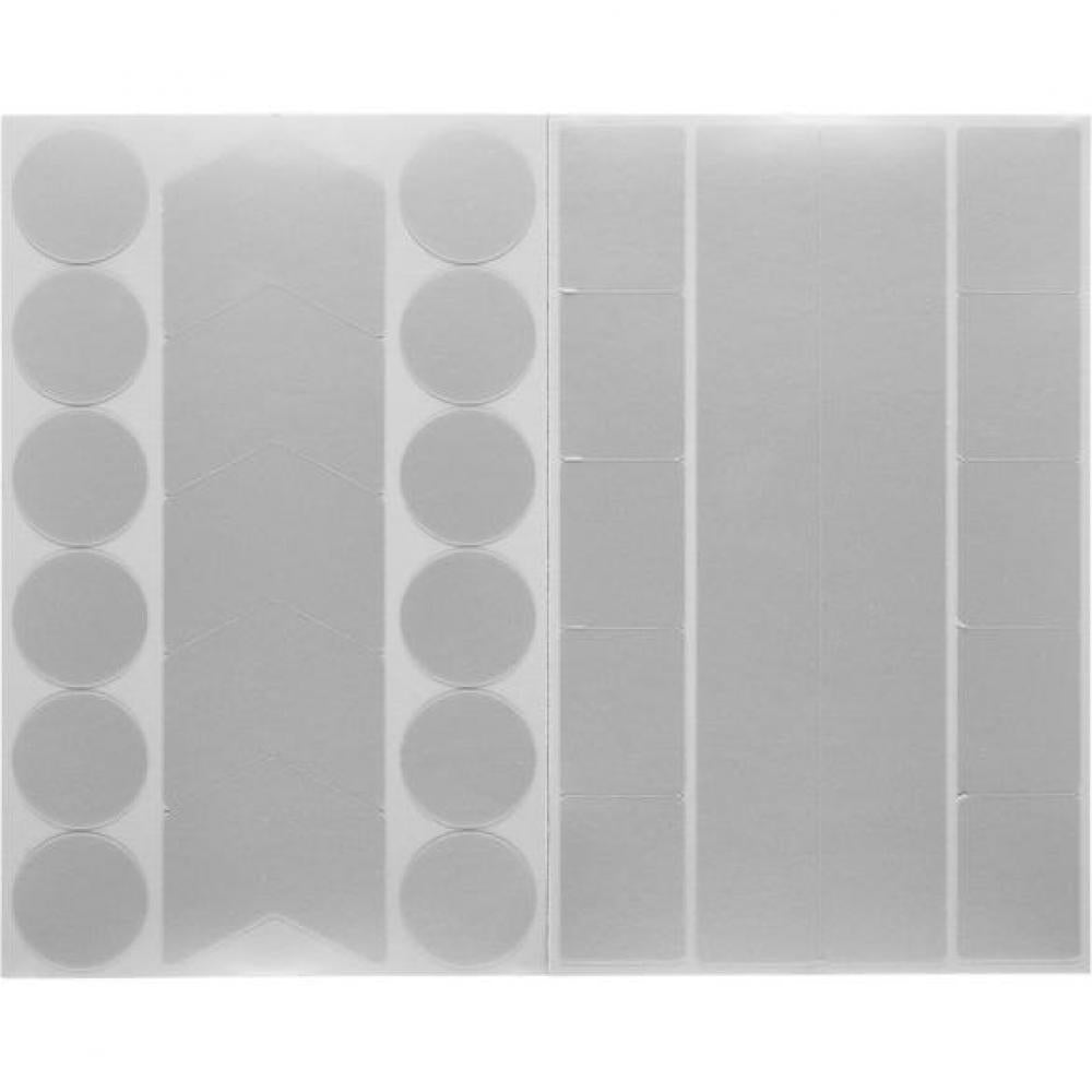 Procraft Reflektoren Sticker Set - Formen Universal Silber - mehr Sichtbarkeit im Stradenverkehr
