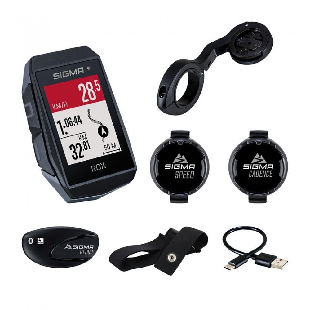 SIGMA ROX 11.1 EVO Sensor Set GPS Fahrradcomputer - Schwarz