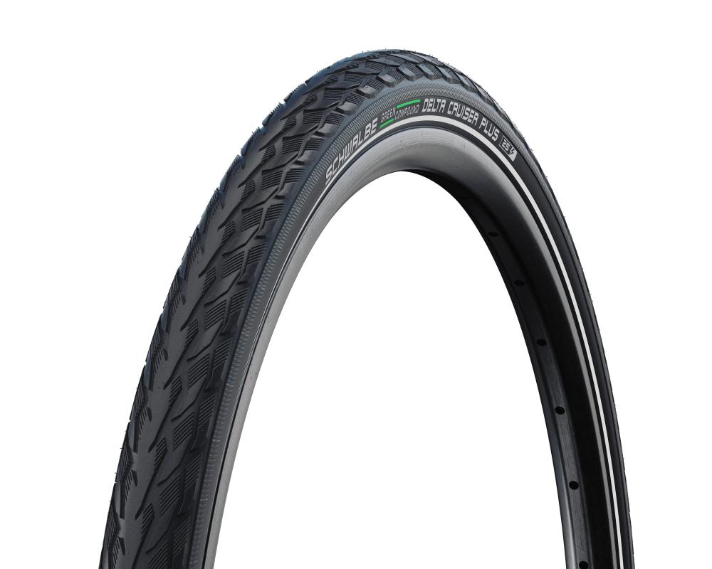 Schwalbe Reifen Delta Cruiser Plus HS431 20x1.75 Zoll 47-406 sw-TwinS Refl.Act.PG SBC E-25