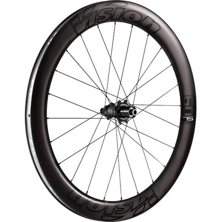 Vision Laufradsatz Metron 60 SL Disc 622x21x60 mm Schwarz - Aero-Performance für Rennrad & Triathlon