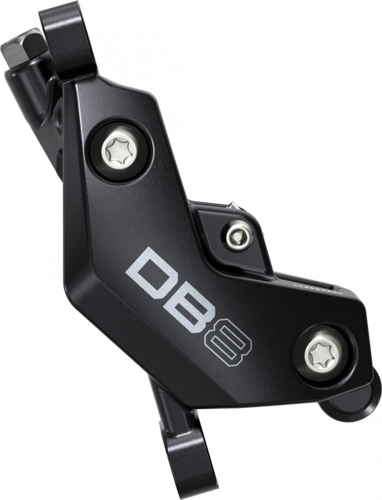 SRAM DB8 Stealth Hinterradbremse, schwarze robuste Mineralöl-Scheibenbremse für hohe Bremsleistung.