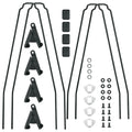 SKS Bluemels Style 46 Ersatzstreben Set für 28\" Schutzbleche, inklusive ESC-V-Adapter, zwei 325 mm und zwei 365 mm Streben, robust, langlebig, einfache Montage für zuverlässigen Spritzschutz