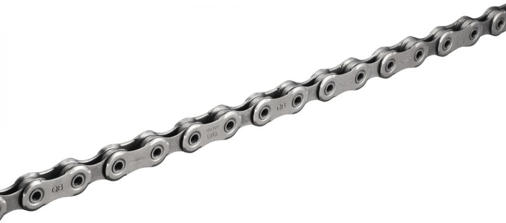 Silberne SHIMANO Kette XTR CN-M9100 12-fach Fahrradkette mit 138 Gliedern