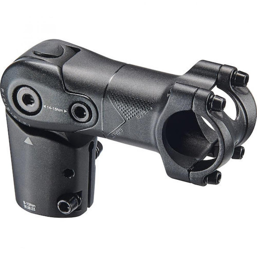 Merida EXPERT TK Vorbau 110 mm Schwarz, winkelverstellbar für Trekking- und Cross-Fahrräder.