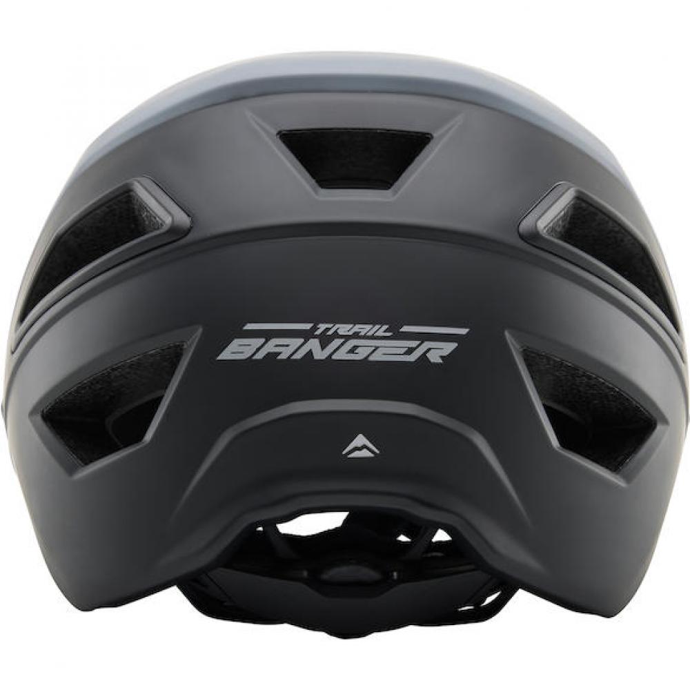 Merida Helm Trailbanger grau/schwarz 58-62 cm - leichter Enduro- und Trail-Schutz