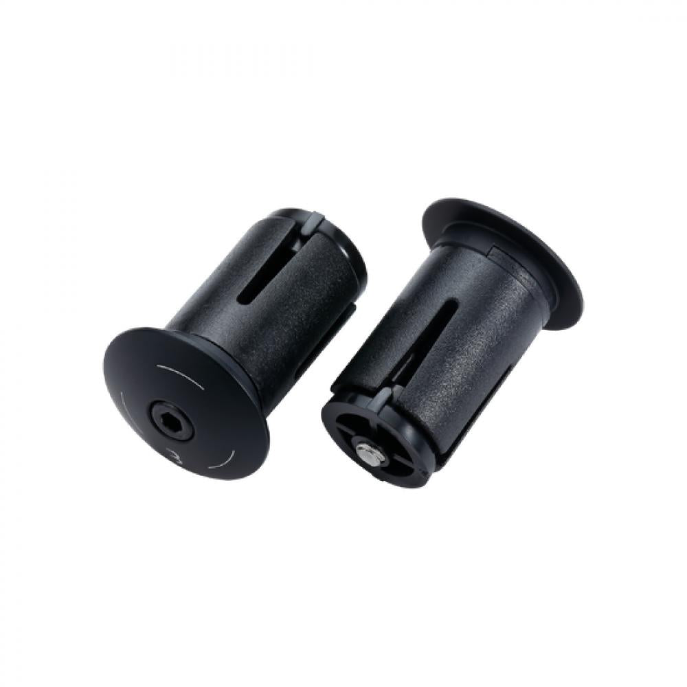 BBB Cycling Lenkerendkappen ScrewOn Alu 18 schwarz für sicheren Lenkerabschluss am Fahrrad aus Aluminium.