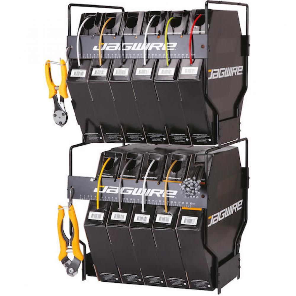 Jagwire JWSF003 File-Box-Organizer - Werkstattständer für bis zu 6 Fileboxes, stapelbar