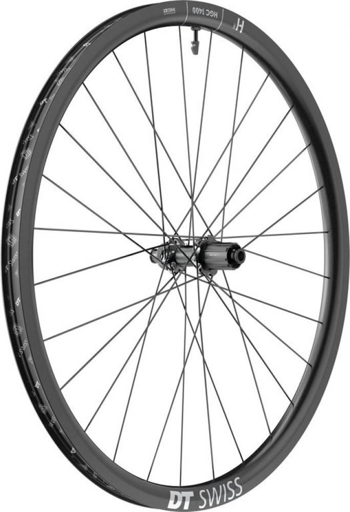 DT Swiss Laufrad HGC 1400 SPLINE 27,5" 584 x 30 mm Schwarz - Carbon-Laufrad für E-Gravel