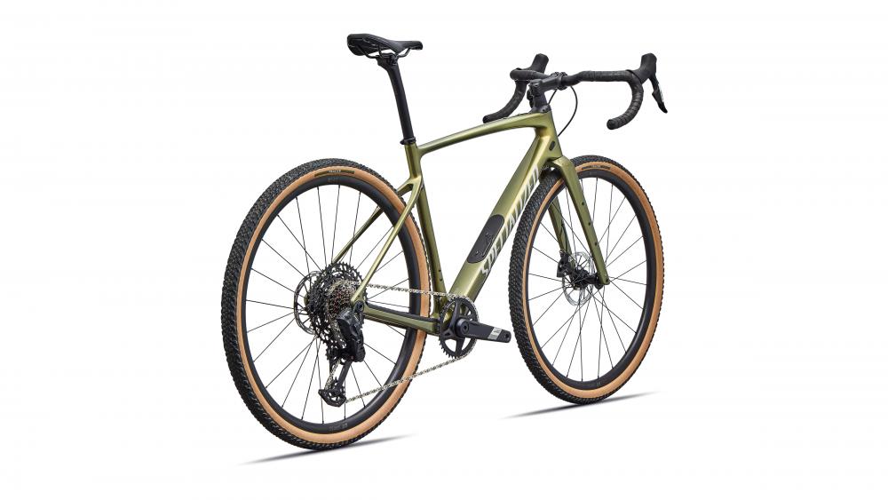 Specialized Diverge Comp Gravel Bike - Laurel Green Metallic/Gold Pearl - Rahmengröße 49 cm - Gravelbike