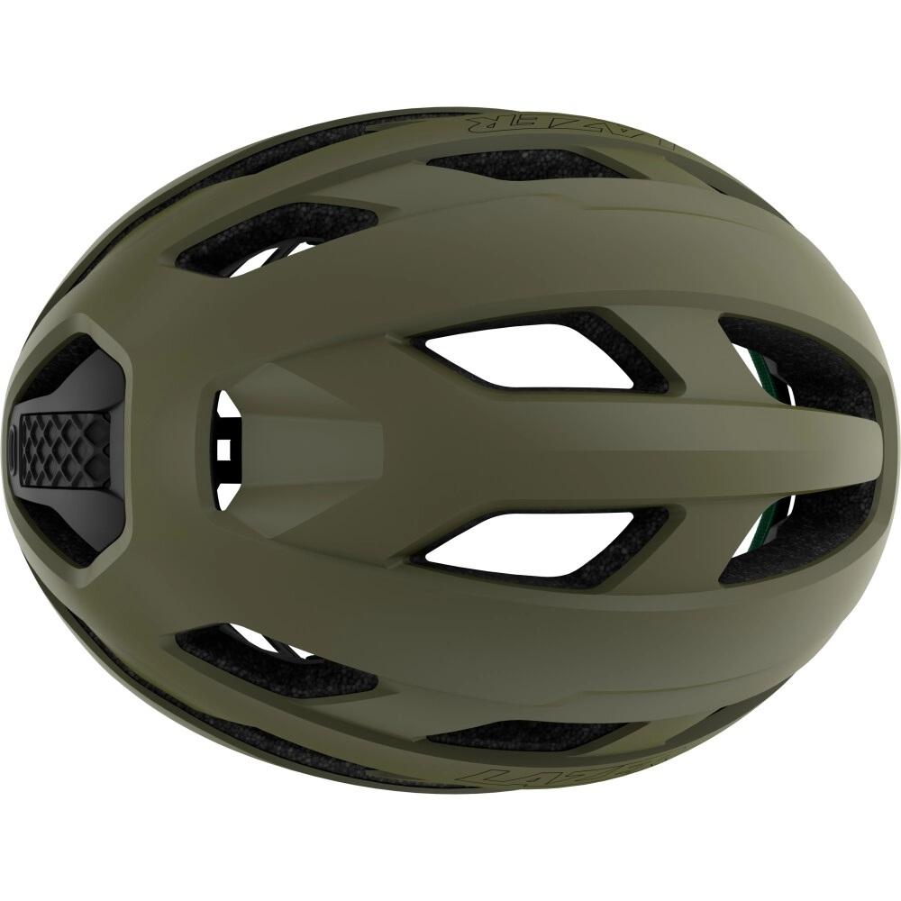 LAZER Helm Strada KinetiCore Road Matte Pine Green S - sicherer Rennradhelm mit Top-Belüftung